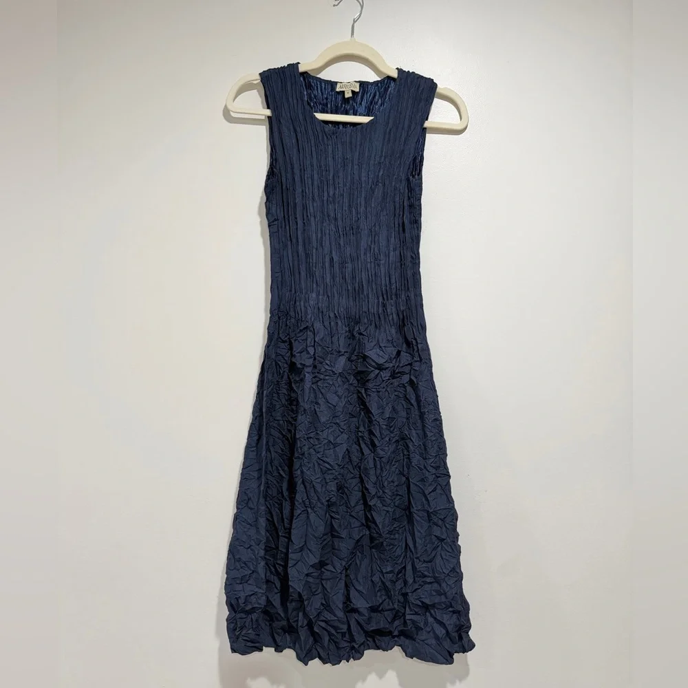 ALQUEMA Smash Pocket Dress in Ink Navy Blue, sz US 2-4/6 - Picture 4 of 12